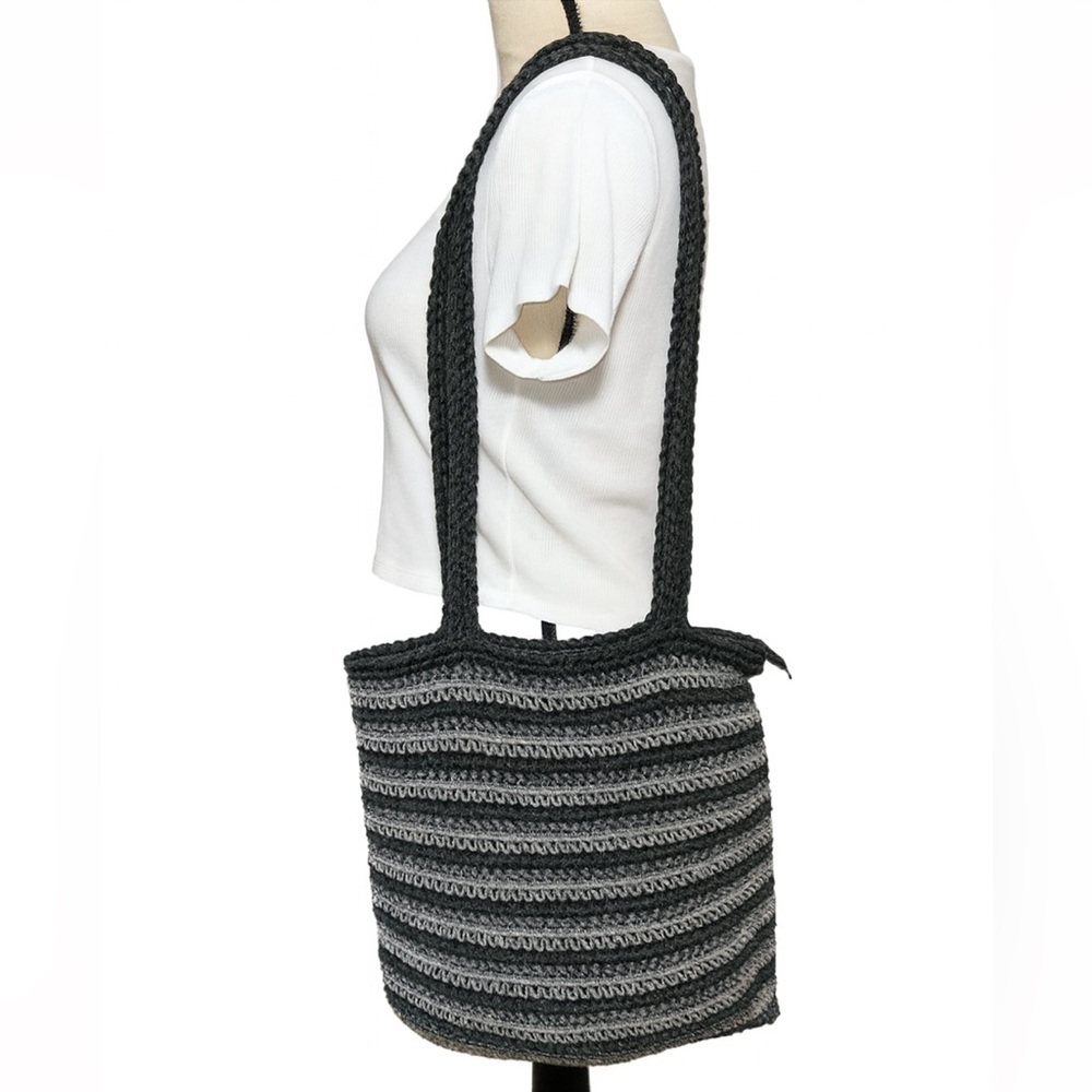 Stylish Black and Gray Women's Tote Bag